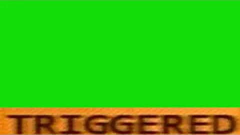 Triggered green screen meme