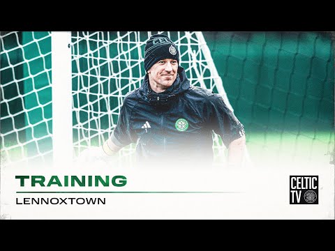 Celtic Training: The Bhoys prepare for the trip to Motherwell
