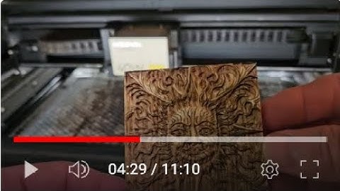 3D Engraving with the Xtool S1 40watt Diode Laser