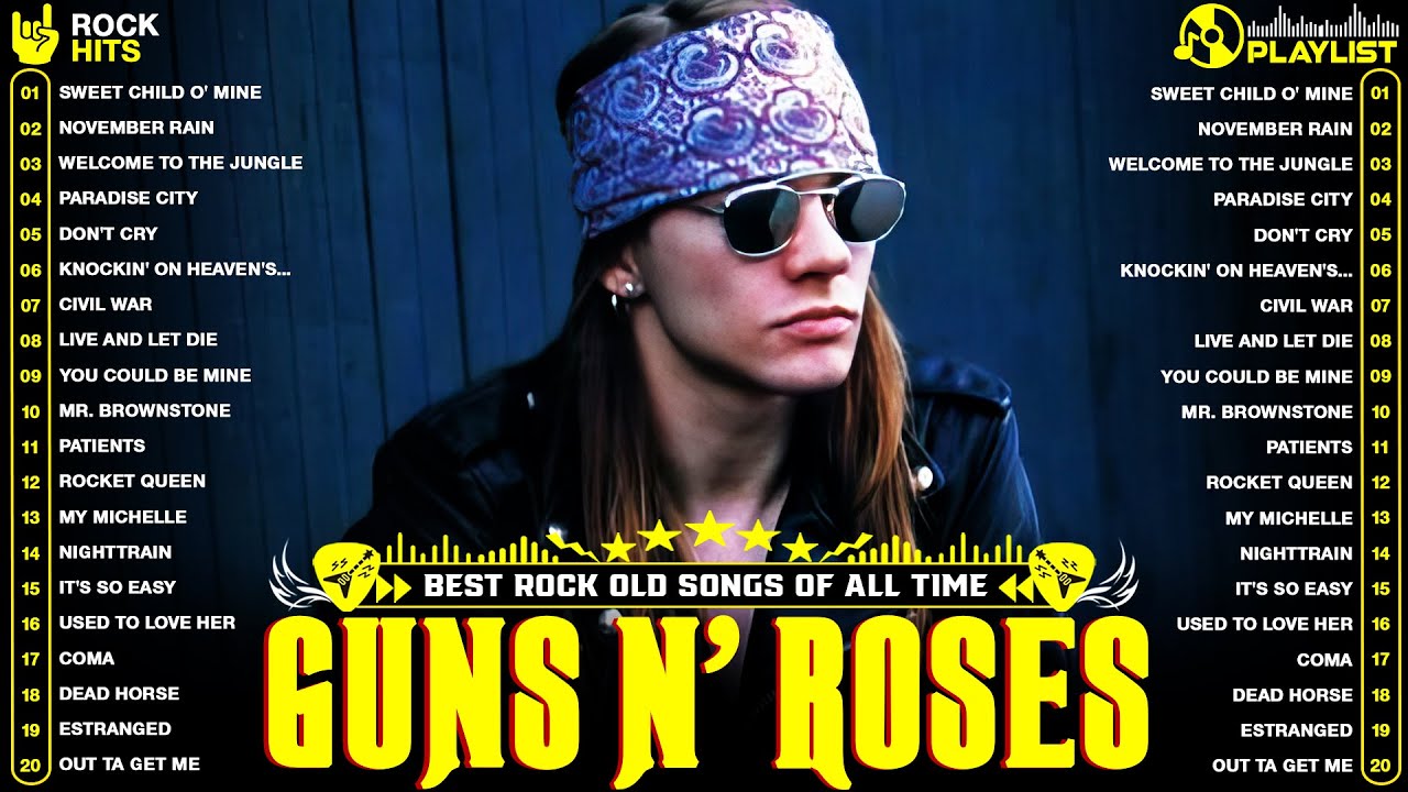 Guns N' Roses Greatest Hits Full Album - Best Songs Of Guns N' Roses