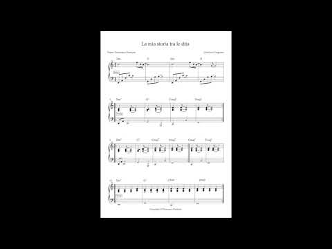 La mia storia tra le dita (spartito pianoforte) - Gianluca Grignani