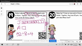 Chapter 2: Multiplicative Comparisons
