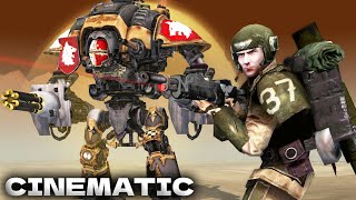 WARHAMMER 40K CINEMATIC BATTLE: Imperial Guard vs Necrons - Men of War: Assault Squad 2