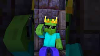 Zombie Girl Need To Help To Run From The Red Dragon - Minecraft Animation