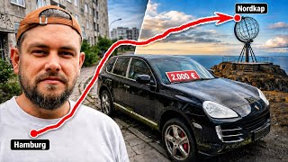 Bought a E2 000 Porsche with a blown engine drove it straight to the North Cape