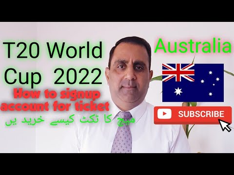 Australia T20 World Cup 2022 | How to signup account for Match Tickets | Traveler777