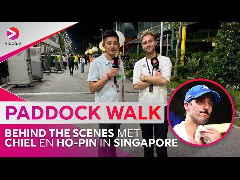 F1-paddock neemt afscheid van Daniel Ricciardo | Paddock walk | Race van Singapore | Formule 1 2024