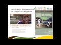 The Science base for Climate-Smart Agriculture in East Africa Webinar 28.08.14