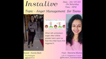 Thumbnail of live session on Anger Management