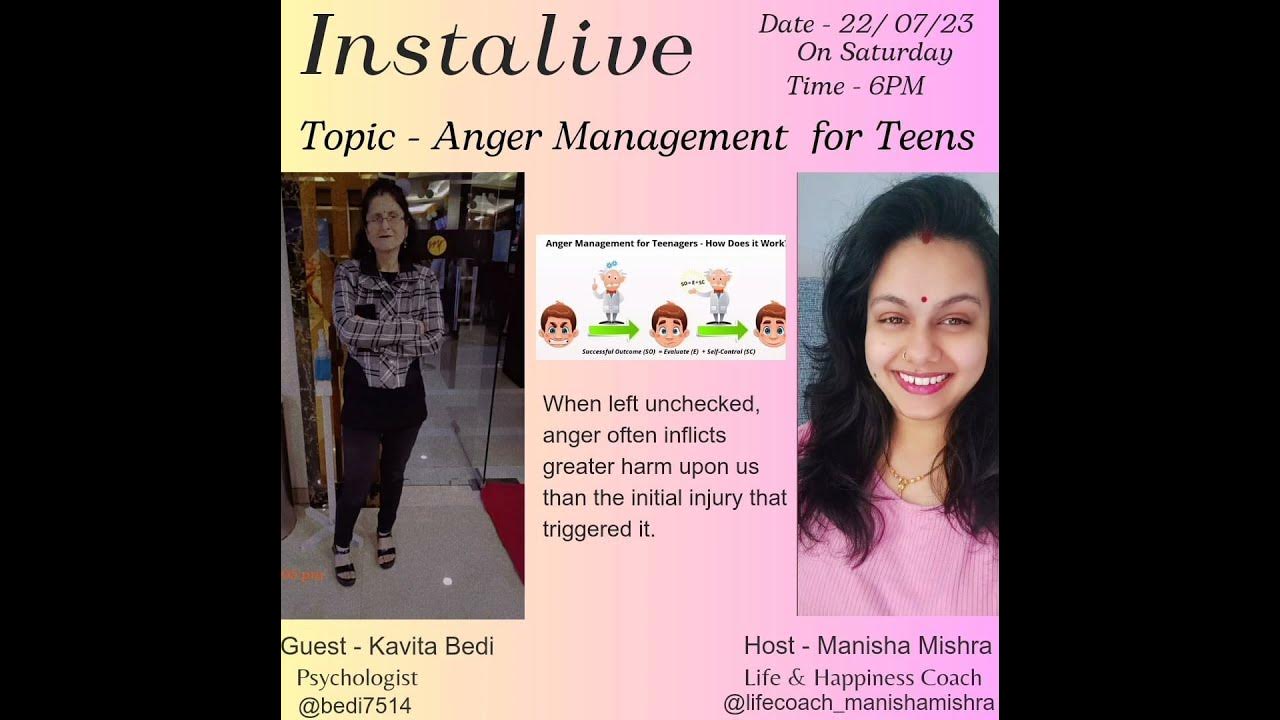 live session on Anger Management