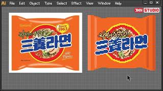 Pixel Art / K-Noodle Series (삼양라면)