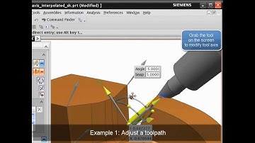 Graphically-driven NC programming in NX CAM