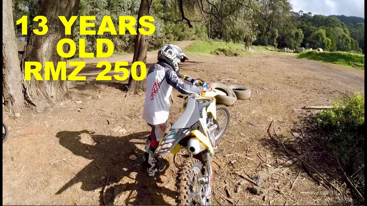 First Time Riding A 250 Dirt Bike 13 Years Old