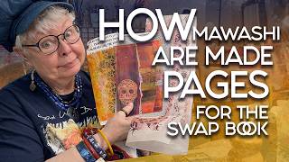 🟢 Mixed Media Bookmaking: Mawashi Pockets &amp; The Fish Book Update