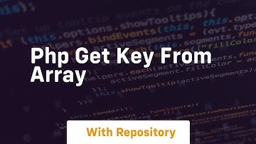 php get key from array