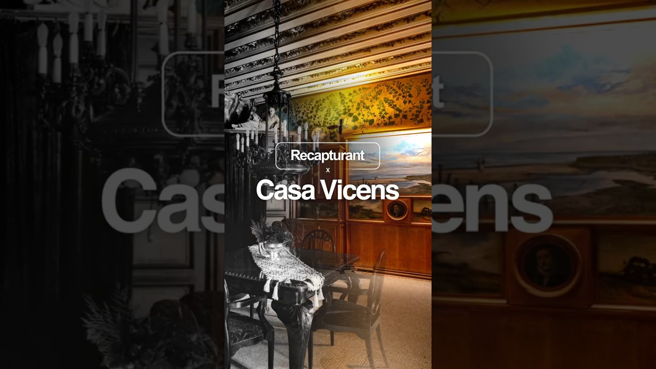 Recapturant x Casa Vicens: El menjador #barcelona #casavicens #recapturant #gaudi #historia