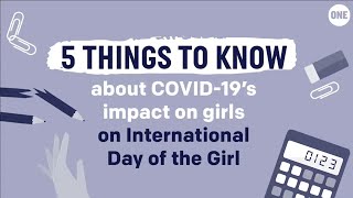 How is COVID-19 impacting young women and girls around the world?