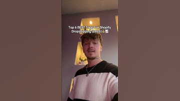 The 6 BEST Tools For Shopify Dropshipping #dropshipping #shopify #onlinebusiness