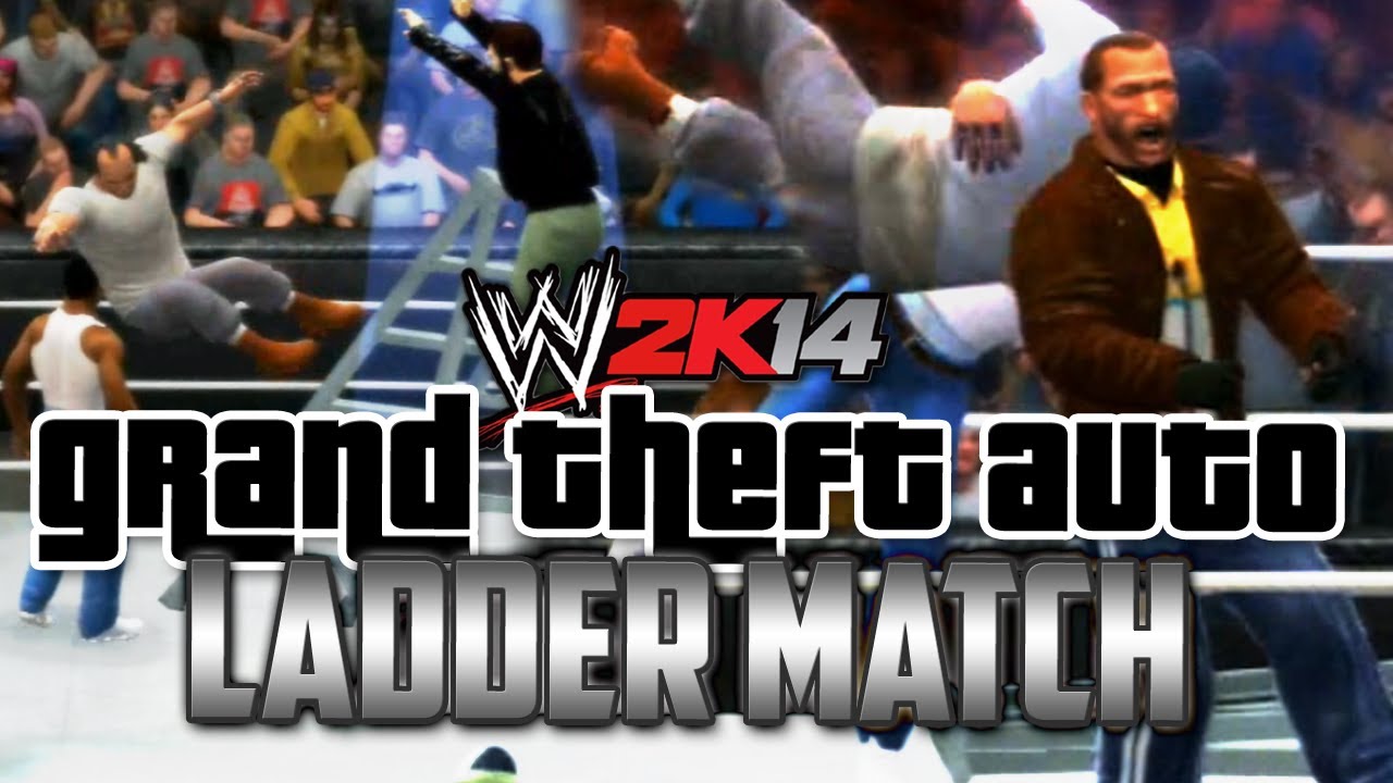 WWE 2K14: GTA LADDER MATCH!!