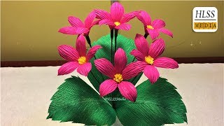 How to make paper flowers easy for kits| DIY origami paper flower making tutorials