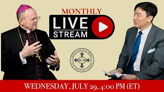 July 2026 Q&A with Bp Donald Sanborn #catholicism #romancatholicmedia