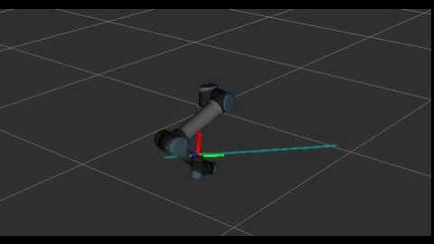 Animation of CartesianTrajectory calculation using a UR5 arm