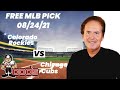 MLB Pick - Colorado Rockies vs Chicago Cubs Prediction, 8/24/21, Free Betting Tips and Odds