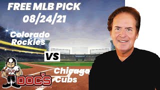 MLB Pick - Colorado Rockies vs Chicago Cubs Prediction, 8/24/21, Free Betting Tips and Odds