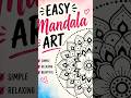 Easy Mandala art✨✨#mandala #art #drawing#shorts