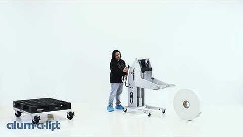 Powered Eject/Unload Spool Handling Lift - Alum-a-Lift Project 34125