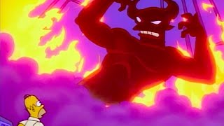 The Simpsons Treehouse Of Horror Iv Special - Homer Spends A Day In Hell