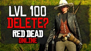 Time to Delete Level 100 Character in Red Dead Online? 🐱 Stream