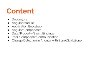 Angular Training Part 2 - Angular Concepts - Introduction