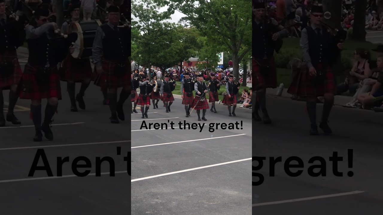Grand Falls Potato Festival Parade Bagpipers