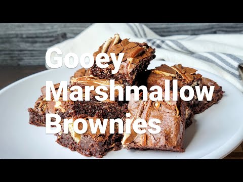 Gooey Marshmallow Brownies | The Casual Foodist