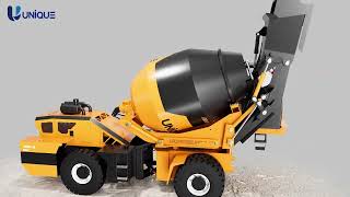 How To Operate The Self Loading Concrete Mixer