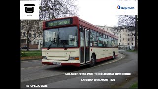 STAGECOACH IN CHELTENHAM SERVICE H - GALLAGHER RETAIL PARK TO CHELTENHAM - SATURDAY 20TH AUGUST 2011