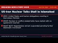 US-Iran Nuclear Talks Stall in Islamabad