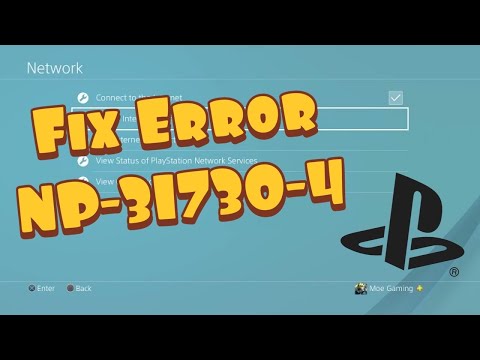 How To Fix PS4 Error NP-31730-4