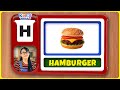 ABC Food from A to Z for Kids | Alphabet Food Names | Miss V Learning Videos