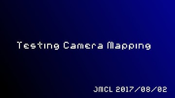Blender: Testing Camera Mapping