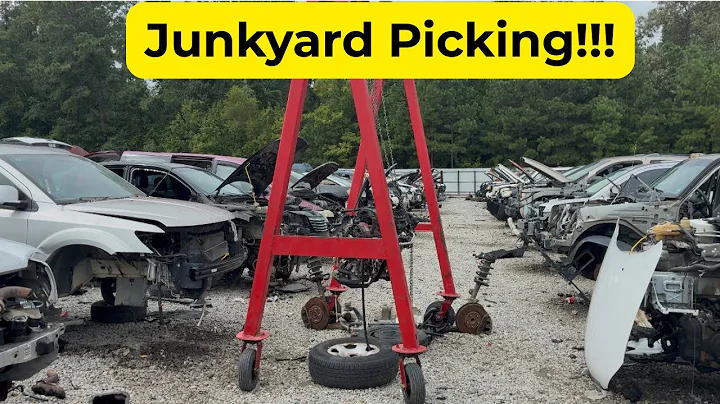 My FIRST Time Picking Auto Parts to Flip at a Junkyard!! 