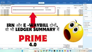 Tally Prime 4.0 - IRN AND EWAYBILL in Ledger | 97th Tally Small But Smart Trick @LearnWell