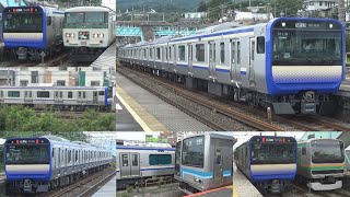 E235系1000番台 J-01編成 性能確認試運転 駅発着･走行シーン集 2020.7.15～7.21