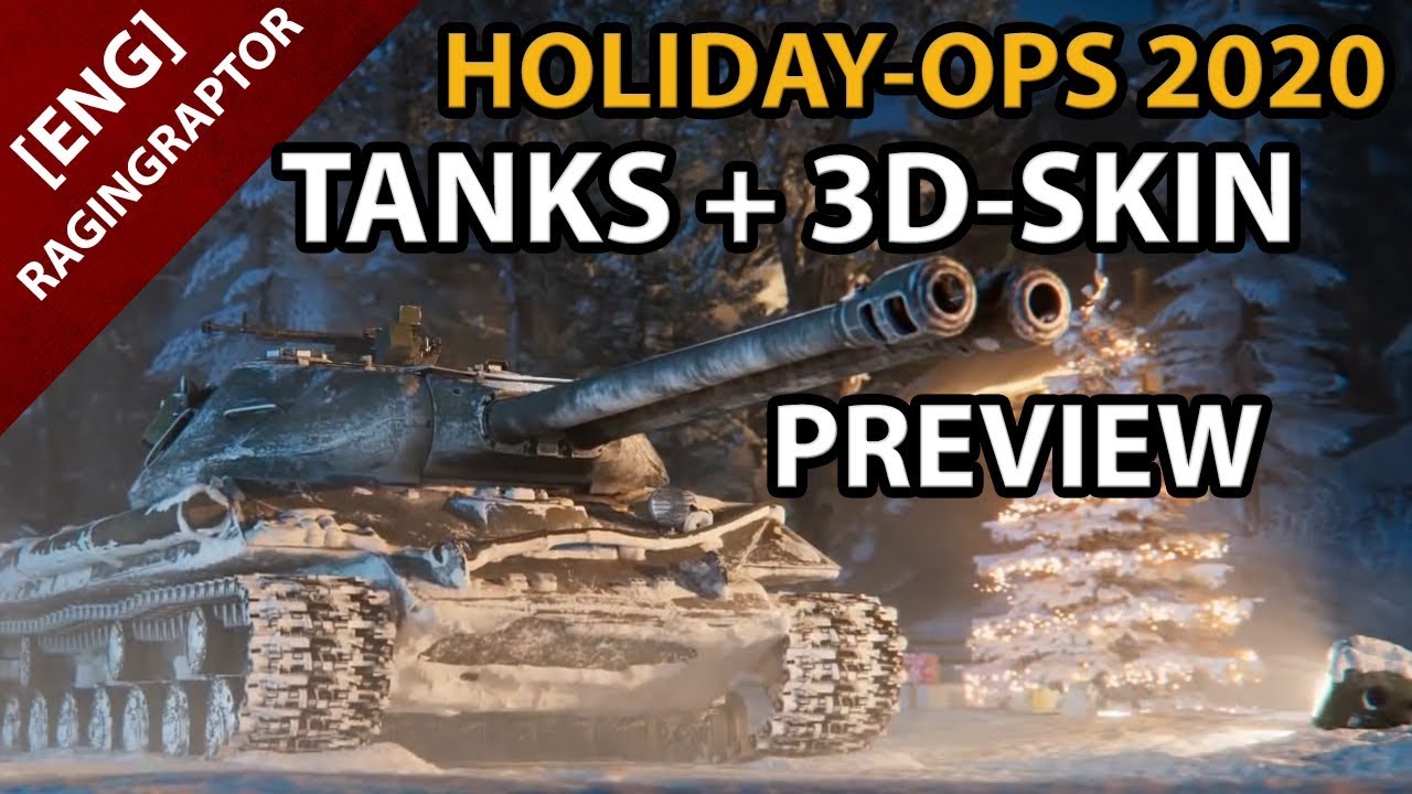 Tanks 3d Skin Preview Holiday Ops Obj 703 V2 And E 75ts Youtube