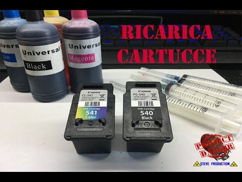 RICARICARE CARTUCCE INKJET