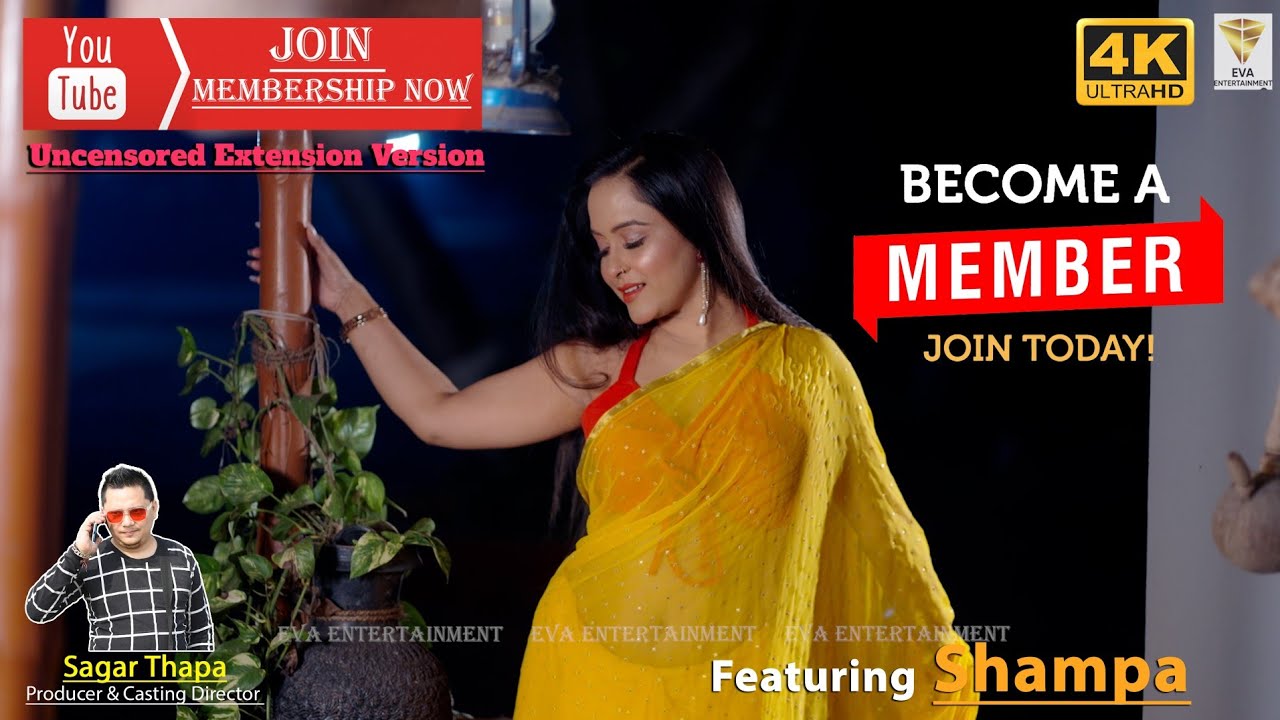 Красивые женщины в желтом сари Shampa. Модный стиль. Бенгальская версия на YouTube. Бренд: Eva En...