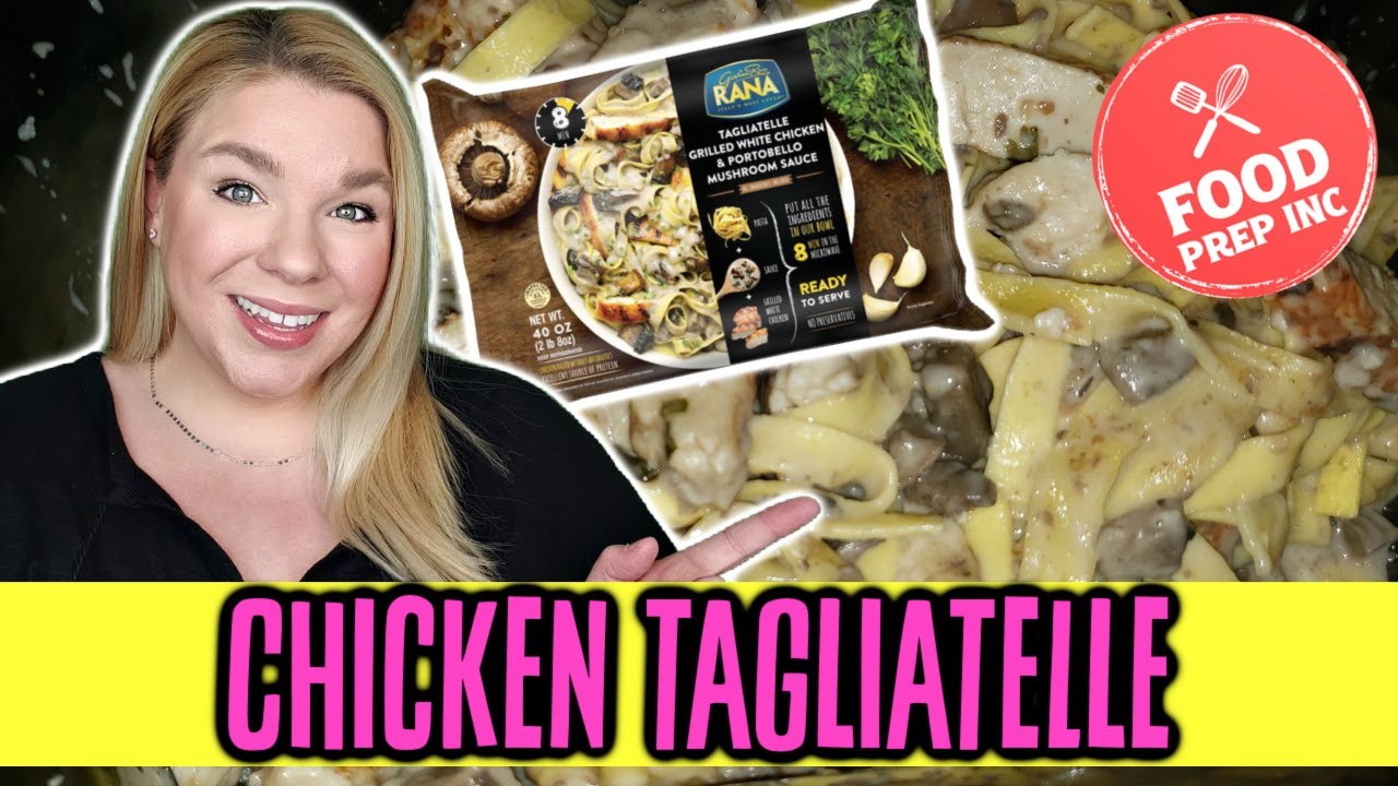 How To Cook Rana Tagliatelle Grilled White Chicken & Portobello Mushroom  Sauce - YouTube