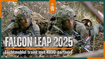 🪂 Luchtmobiel in actie tijdens Airborne-oefening | Falcon Leap 2025