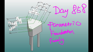Revit Exercise (Day 958) - Parametric Foundation Family